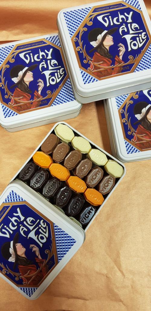 Pastilles Vichy en chocolat (Boîte "Vichy à la folie")