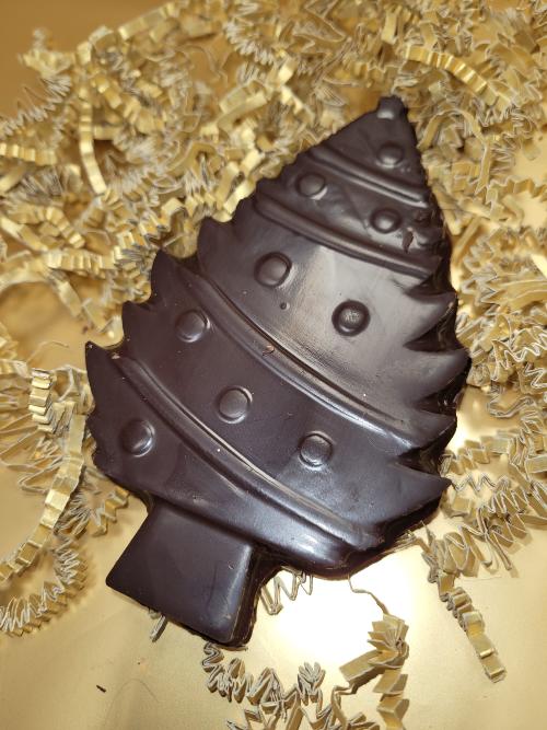 Sapin de Noël en chocolat